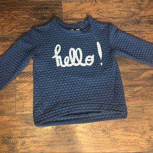 💥NWOT💥 Fashion “Hello!” Sweater